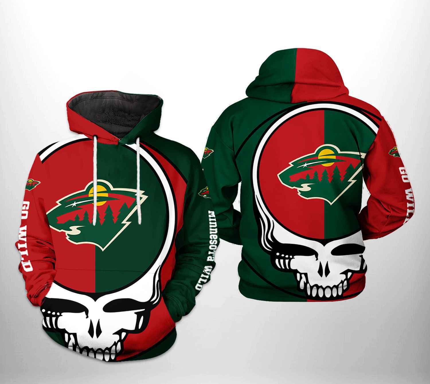 Custom Minnesota Wild Unisex Christmas Sweatshirt NHL Hoodie 3D