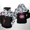 Montr?al Canadiens NHL Camo Veteran 3D Printed Hoodie/Zipper Hoodie