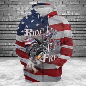Motorbike Free Ride 3D Printed Hoodie/Zipper Hoodie