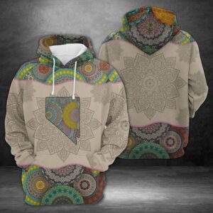 Nevada Mandala 3D Printed Hoodie/Zipper Hoodie