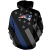 New England Patriots 3D Printed Hoodie/Zipper Hoodie