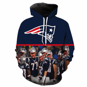 New England Patriots 3D Printed Hoodie/Zipper Hoodie