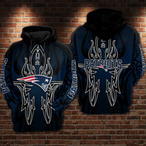 New England Patriots 3D Printed Hoodie/Zipper Hoodie