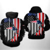 New England Patriots NFL US Flag Team 3D Printed Hoodie/Zipper Hoodie