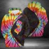 New Jersey Tie Dye 3D Printed Hoodie/Zipper Hoodie