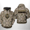 New Mexico Lobos NCAA Camo Veteran 3D Printed Hoodie/Zipper Hoodie