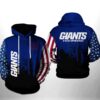 New York Giants NFL Team US 3D Printed Hoodie/Zipper Hoodie