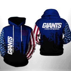 New York Giants NFL Team US 3D Printed Hoodie/Zipper Hoodie