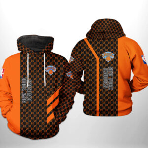New York Knicks NBA 3D Printed Hoodie/Zipper Hoodie