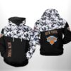 New York Knicks NBA Camo Veteran Team 3D Printed Hoodie/Zipper Hoodie