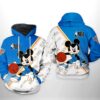 New York Knicks NBA Mickey 3D Printed Hoodie/Zipper Hoodie