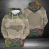 North Carolina Mandala 3D Printed Hoodie/Zipper Hoodie