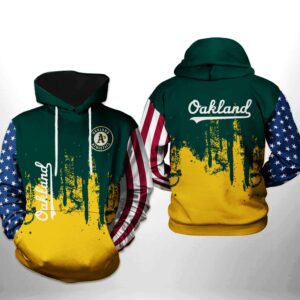Oakland Athletics MLB Team US 3D Printed Hoodie/Zipper Hoodie