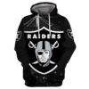 Oakland Raiders 3D Printed Hoodie/Zipper Hoodie
