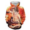 One Piece 3D Printed Hoodie/Zipper Hoodie