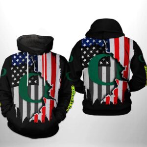 Oregon Ducks NCAA US Flag 3D Printed Hoodie/Zipper Hoodie