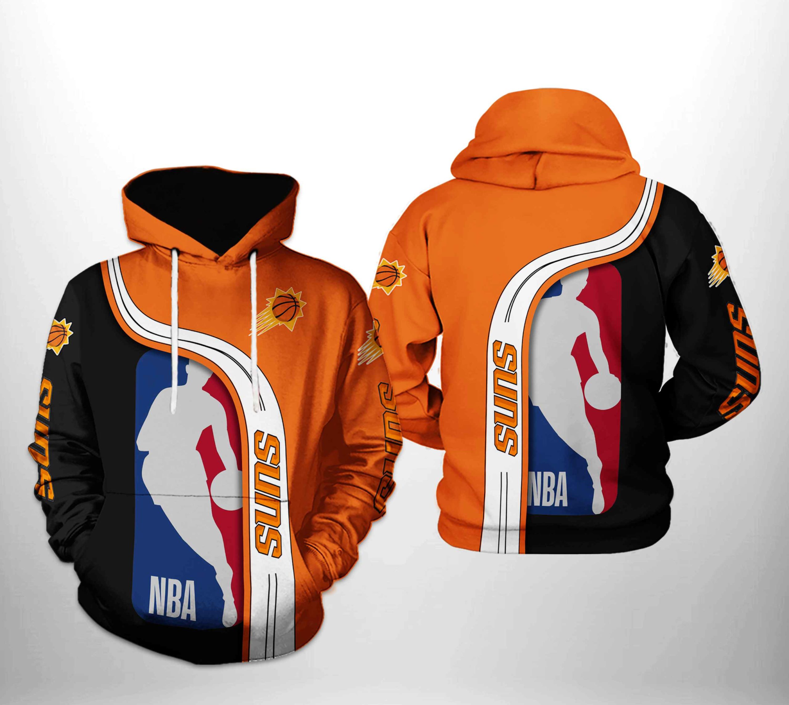 Phoenix Suns NBA Team 3D Printed Hoodie/Zipper Hoodie