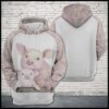 Pig Family 3D Printed Hoodie/Zipper Hoodie