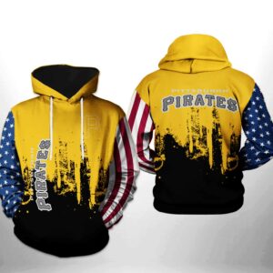 Pittsburgh Pirates MLB Team US 3D Printed Hoodie/Zipper Hoodie