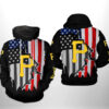 Pittsburgh Pirates MLB US Flag 3D Printed Hoodie/Zipper Hoodie