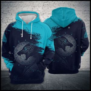 Ragnarok Viking 3D Printed Hoodie/Zipper Hoodie