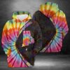 Rhode Island Tie Dye 3D Printed Hoodie/Zipper Hoodie