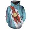 Rooster 3D Printed Hoodie/Zipper Hoodie