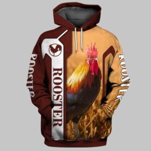 Rooster 3D Printed Hoodie/Zipper Hoodie