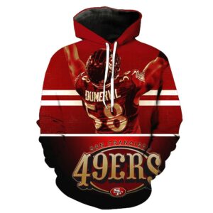 San Francisco 49ers 3D Printed Hoodie/Zipper Hoodie
