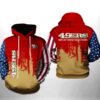 San Francisco 49ers NFL Team US 3D Printed Hoodie/Zipper Hoodie