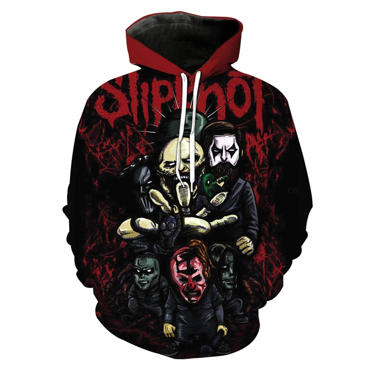 Slipknot 3D Printed Hoodie Zipper Hoodie