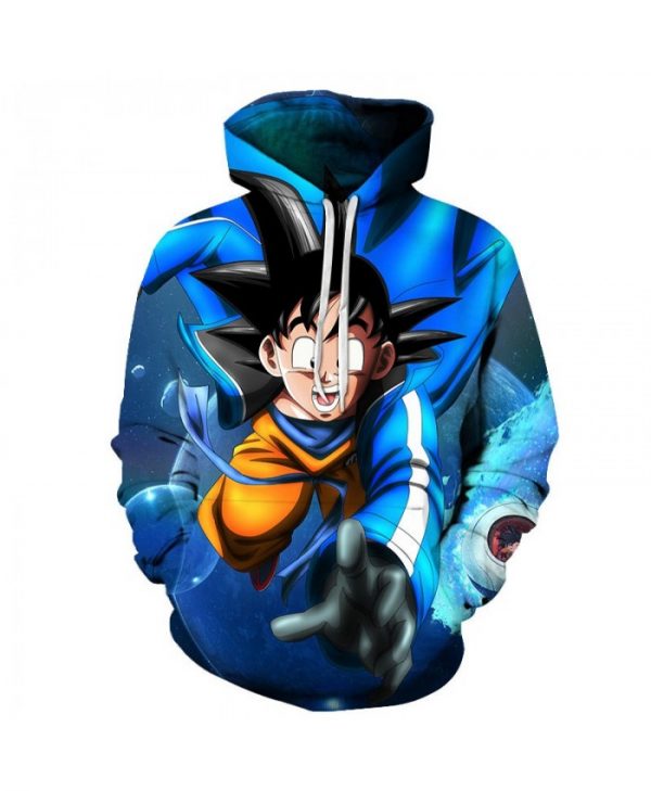 Son Goku 3D Printed Hoodie/Zipper Hoodie