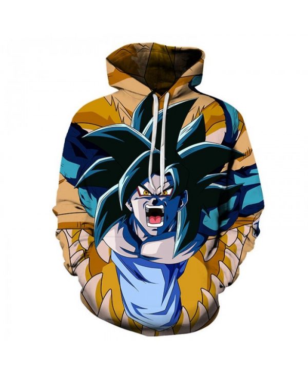 Son Goku 3D Printed Hoodie/Zipper Hoodie