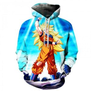 Son Goku 3D Printed Hoodie/Zipper Hoodie