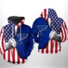 St. Louis Blues NHL US FLag 3D Printed Hoodie/Zipper Hoodie