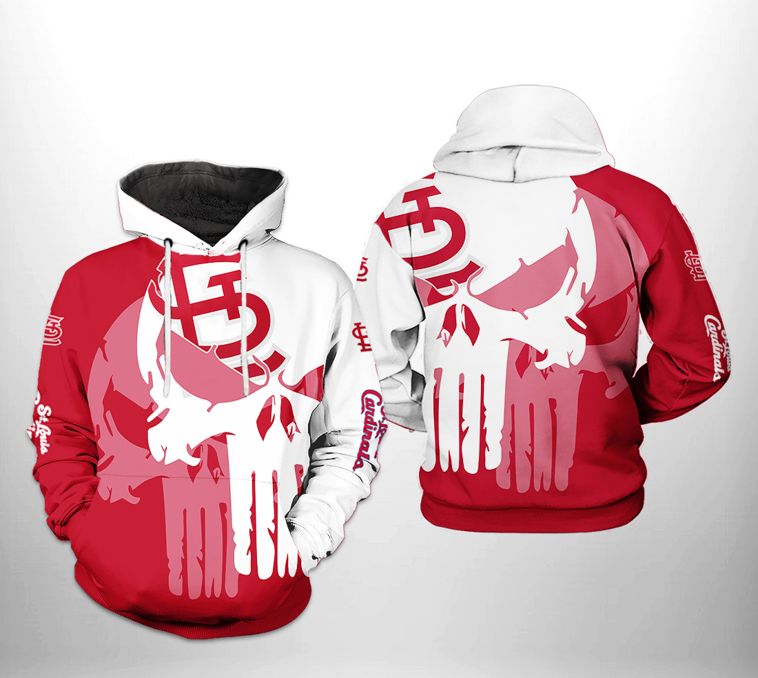 St. Louis Cardinals MLB Camo Veteran 3D Printed Hoodie/Zipper