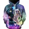 Stitch Art 3D Printed Hoodie/Zipper Hoodie