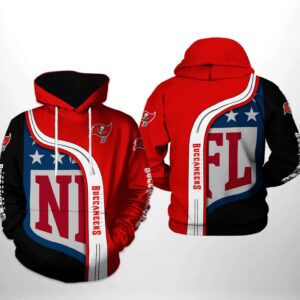 Tampa Bay Buccaneers NFL Team 3D Printed Hoodie/Zipper Hoodie