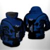 Tampa Bay Rays MLB Skull 3D Printed Hoodie/Zipper Hoodie