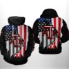 Texas A&M Aggies NCAA US Flag 3D Printed Hoodie/Zipper Hoodie