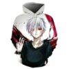 Tokyo Ghoul 3D Printed Hoodie/Zipper Hoodie