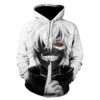Tokyo Ghoul 3D Printed Hoodie/Zipper Hoodie