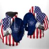 Toronto Maple Leafs NHL US FLag 3D Printed Hoodie/Zipper Hoodie