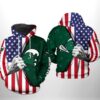 Tulane Green Wave NCAA US Flag 3D Printed Hoodie/Zipper Hoodie