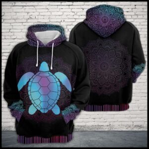 Turtle Zen Pattern 3D Printed Hoodie/Zipper Hoodie