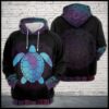 Turtle Zen Pattern 3D Printed Hoodie/Zipper Hoodie