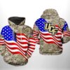 UCF Knights NCAA US Flag Camo Veteran 3D Printed Hoodie/Zipper Hoodie