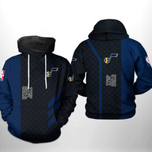 Utah Jazz NBA 3D Printed Hoodie/Zipper Hoodie