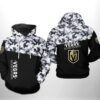Vegas Golden Knights NHL Camo Veteran 3D Printed Hoodie/Zipper Hoodie