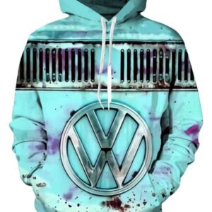 Volkswagen Bus 3D Printed Hoodie/Zipper Hoodie